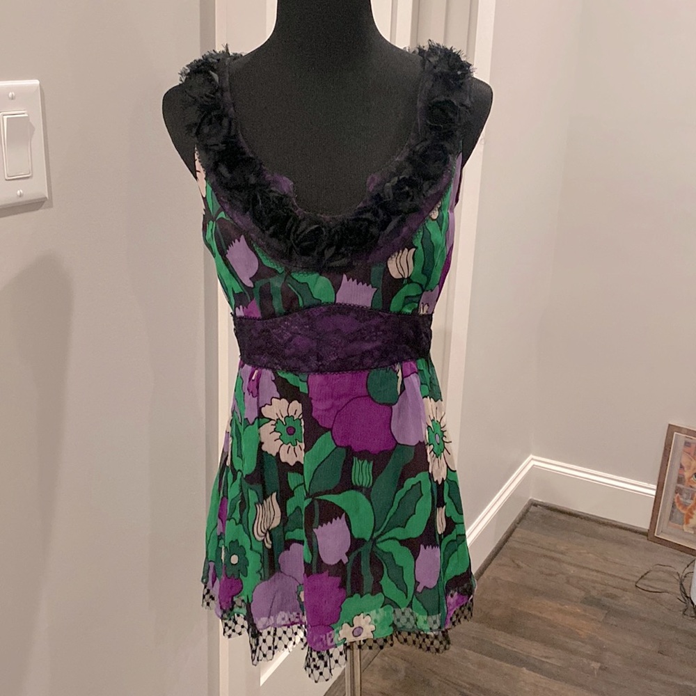 Nanette Lapore Embellished Sleeveless Top